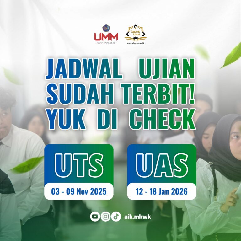 Yuk Check Jadwal Ujian!