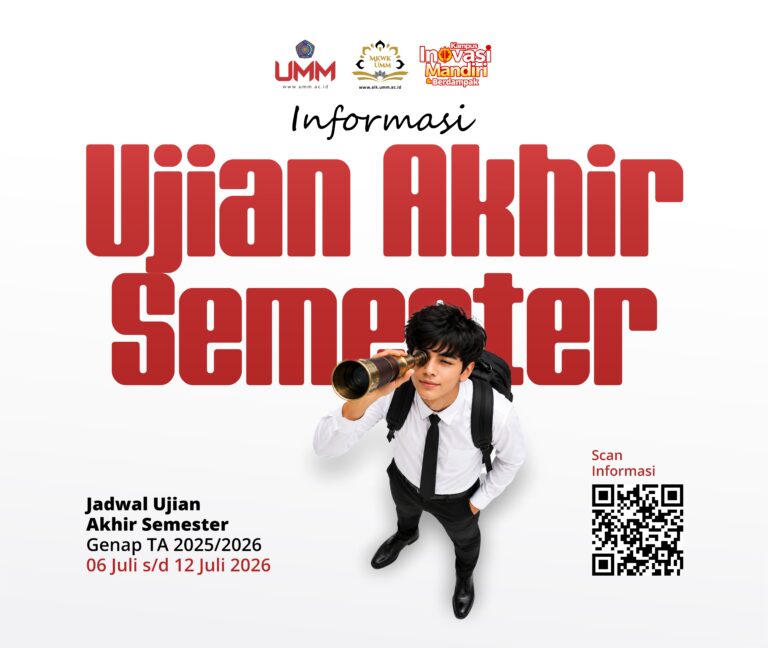 Pengumuman Jadwal Ujian Akhir Semester (UAS) Genap TA 2025/2026