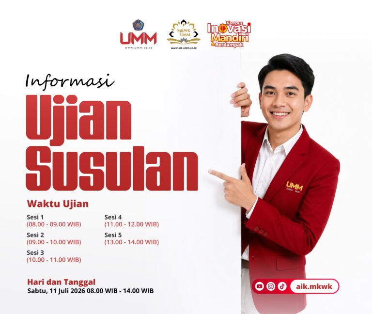 Kesempatan Kedua Menantimu! Segera Ikuti Susulan UAS MKWK